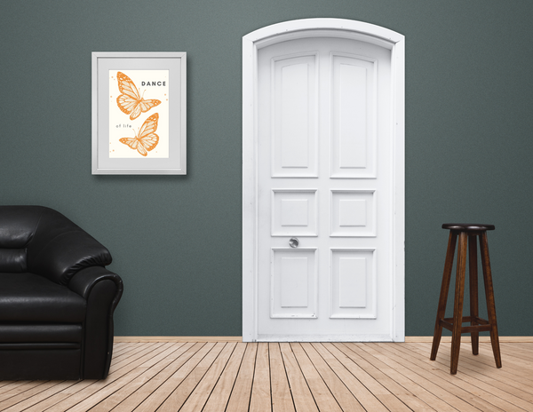 8x10 Printable Monarch Butterfly Wall Art by Jeanetta Richardson