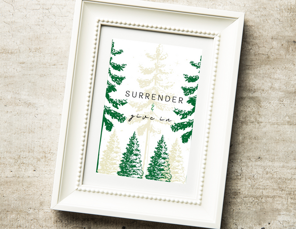 8x10 Printable Winter Foliage Wall Art for Framing by Jeanetta Richardson