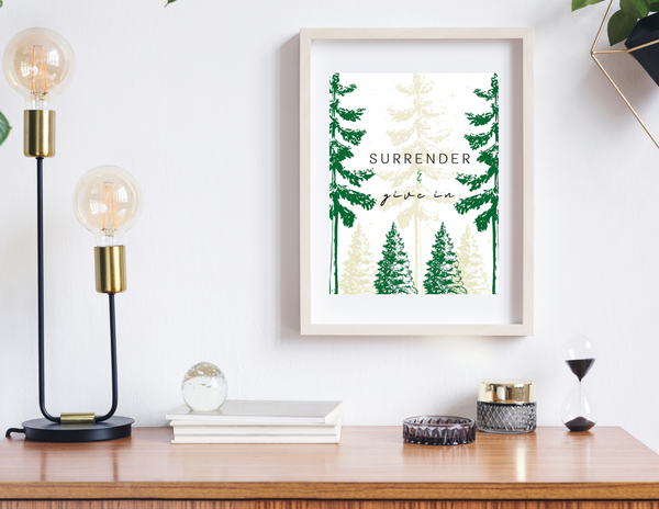 8x10 Printable Winter Foliage Wall Art for Framing by Jeanetta Richardson