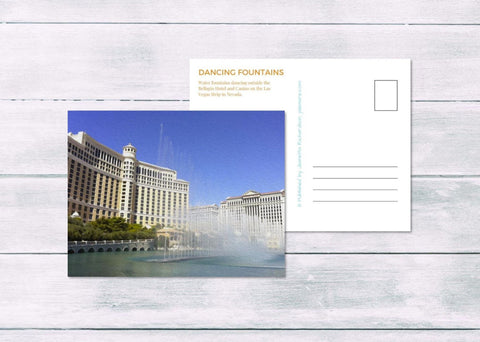 Nevada Postcards (Set of 5) by Jeanetta Richardson | Postcard Set | Postcard Pack | Las Vegas | Sin City | Travel Photography