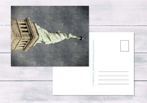 Printable Statue of Liberty Postcard