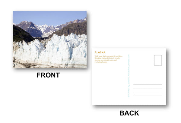 Alaskan Glacier Postcards (Set of 5) by Jeanetta Richardson | Postcard Set | Postcard Pack | Travel Photography