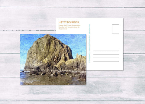 Oregon Postcards (Set of 5) by Jeanetta Richardson | Postcard Set | Postcard Pack | Oregon Coast | Haystack Rock | Travel Photography