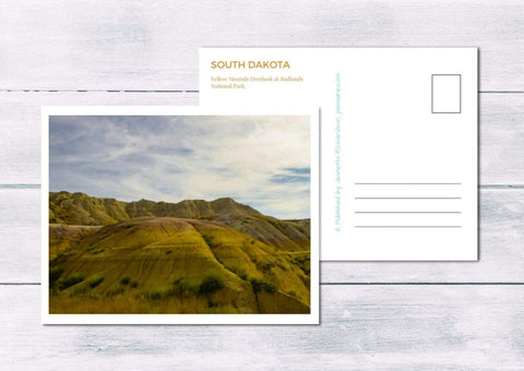 Printable South Dakota Postcard