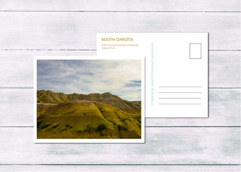 South Dakota Postcards (Set of 5) by Jeanetta Richardson | Postcard Set | Postcard Pack | Badlands | National Park | Travel Photography