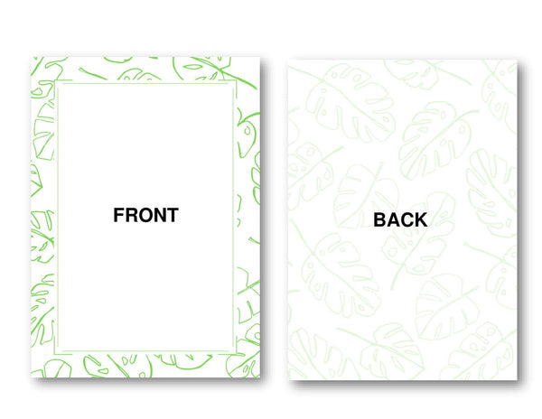 Stationery Paper Front and Back Display