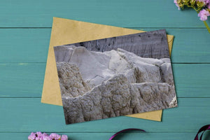 printable badlands of south dakota greeting card