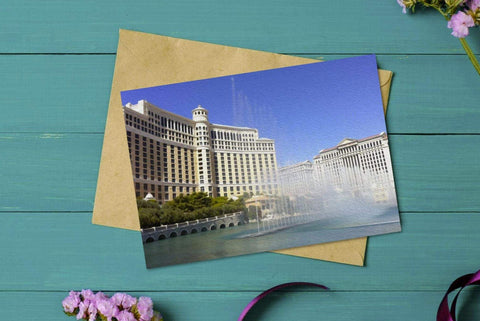 printable las vegas greeting card