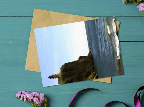 Printable Split Rock Lighthouse Greeting Card