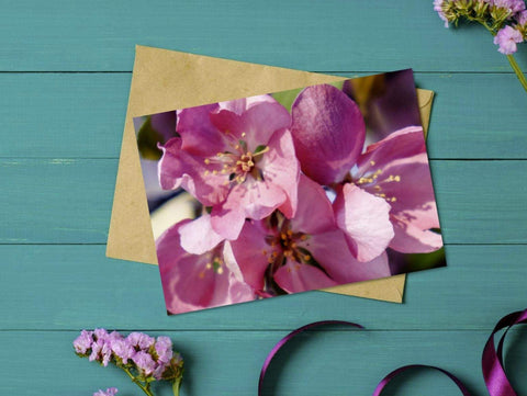 Printable Spring Floral Greeting Card