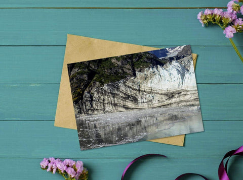 printable hubbard glacier greeting card
