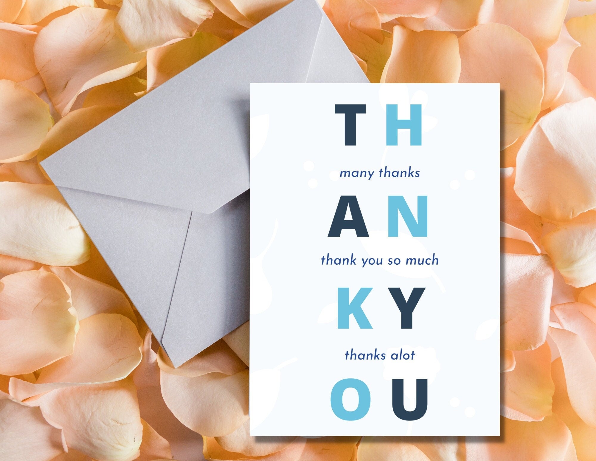 Thank You/Note Card - Full Name – Bel Jean Copy Print